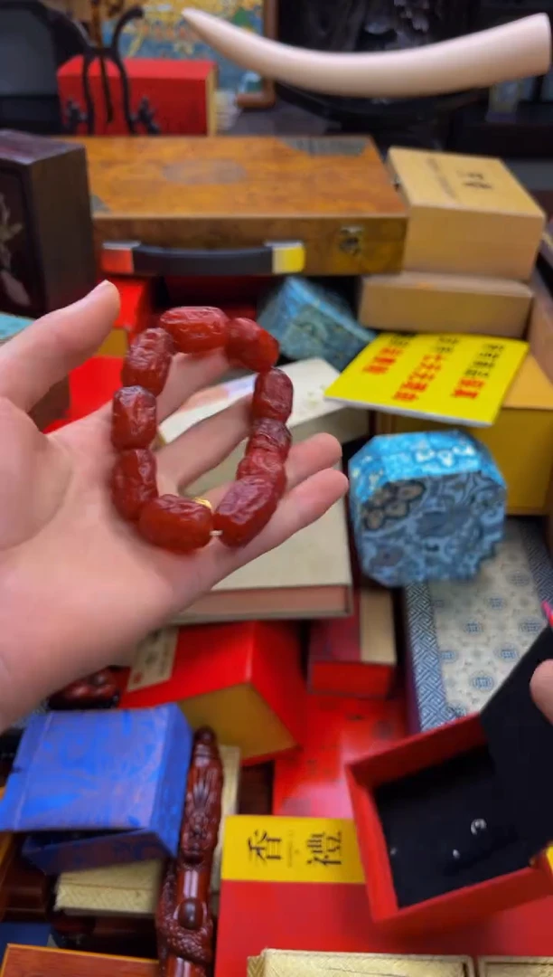 【闪购商品】蜜蜡裸石未镶嵌————————————枣串