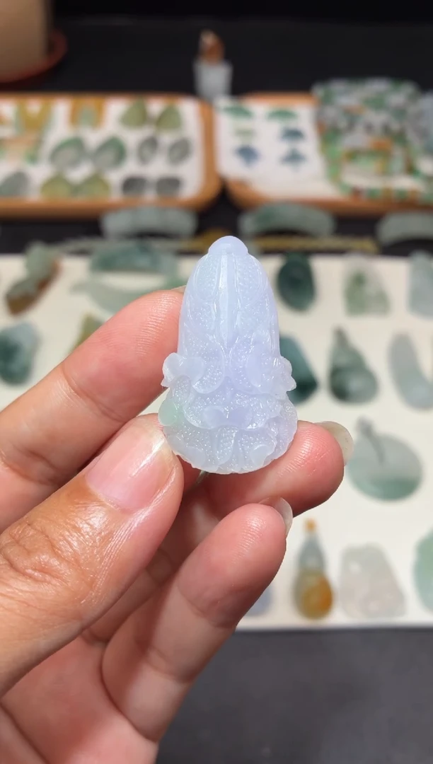 定制翡翠未镶嵌白菜