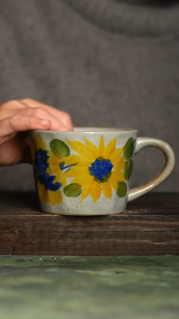 【闪购商品】杯青诗手工手绘瓷器