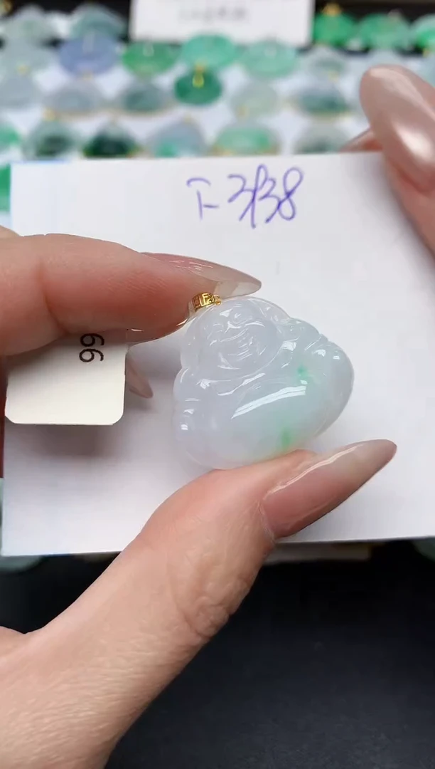 颈饰未镶嵌翡翠天然缅甸A货翡翠百元以上9元证书费自理