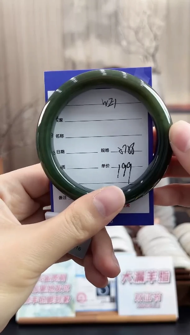 未镶嵌手镯和田玉WE1微色差