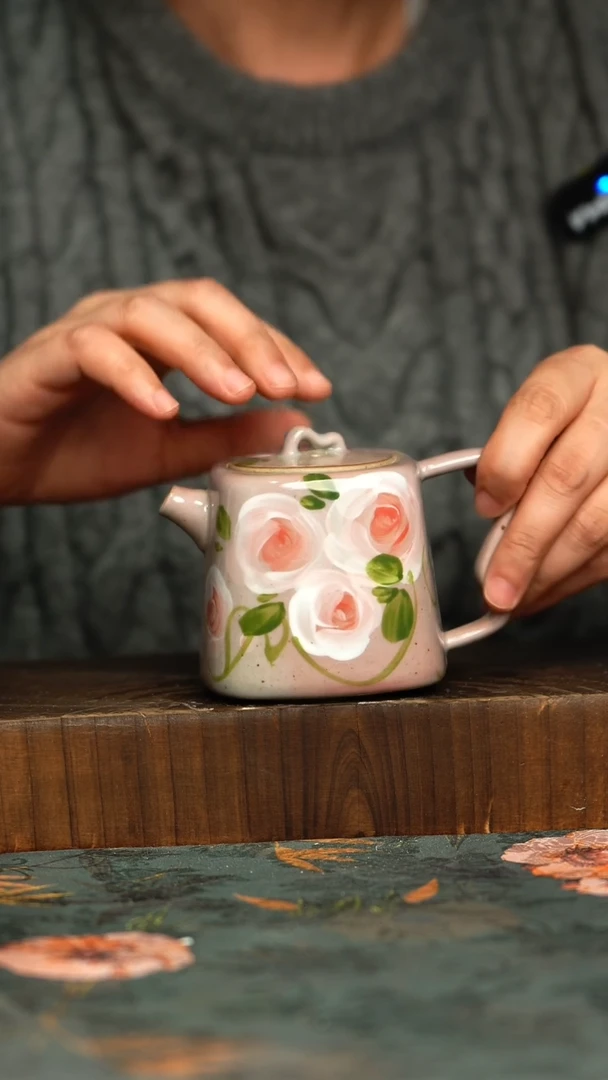 杯釉下彩手工手绘同款陶器