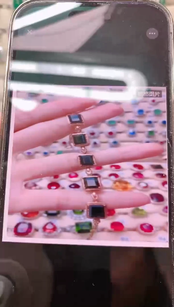 【闪购商品】碧玺18K金手链18K金镶嵌1