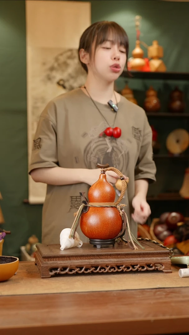 96号精品天然大漆酒葫芦一物一拍~