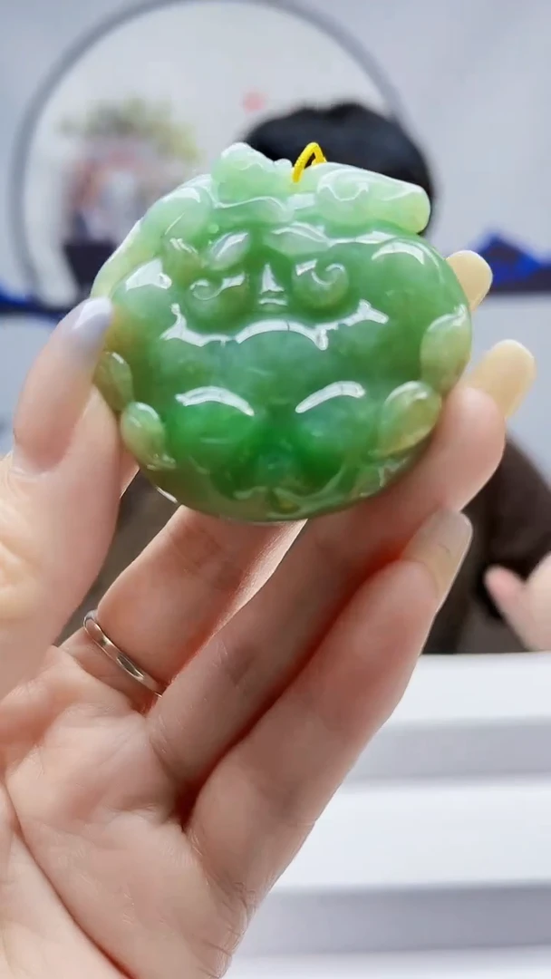 未镶嵌定制翡翠毛货挂件18