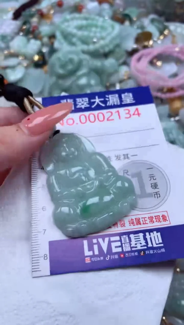 翡翠未镶嵌吊坠(不含链)134