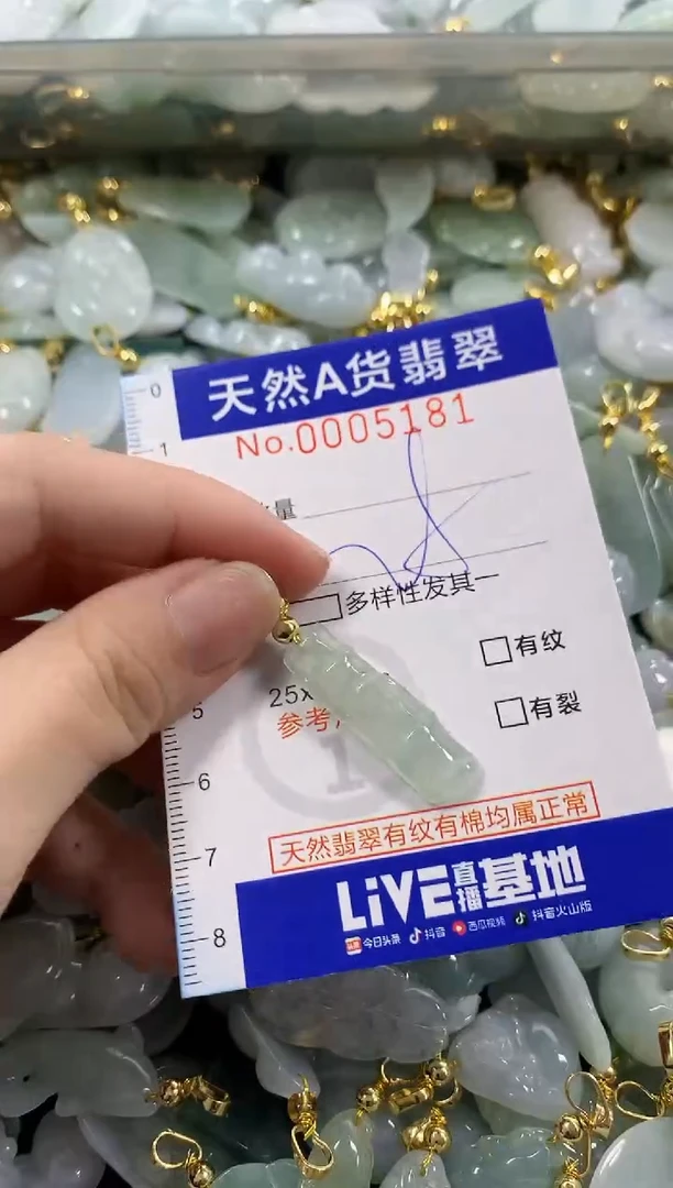 颈饰未镶嵌翡翠天然A货翡翠