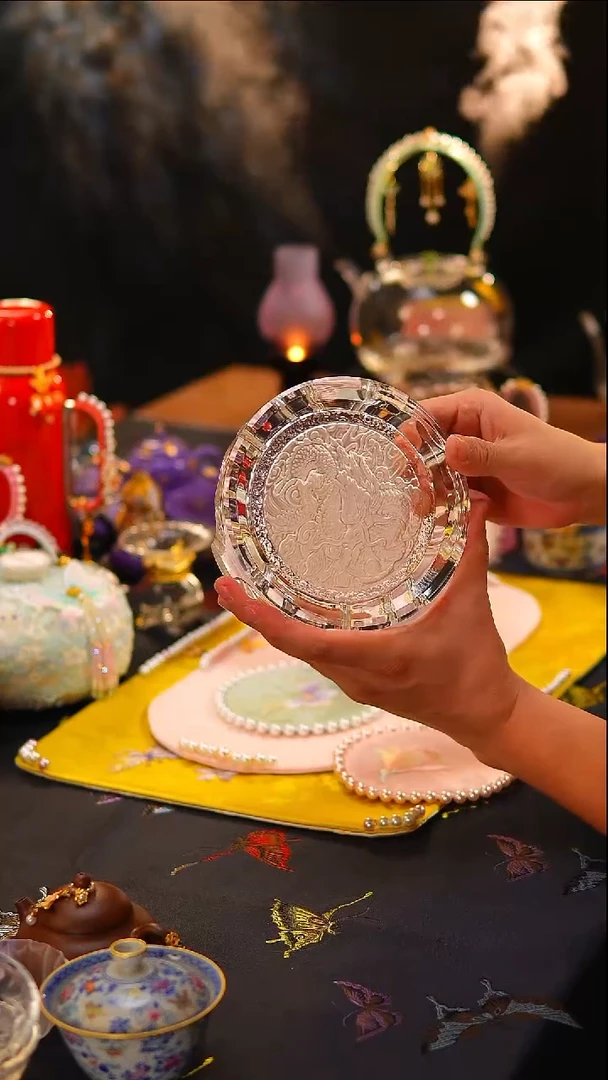 漫*～095水晶玻璃壶承