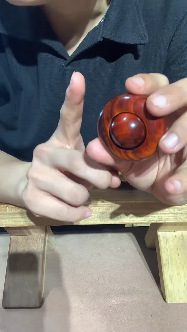 木紫檀木转运珠一对