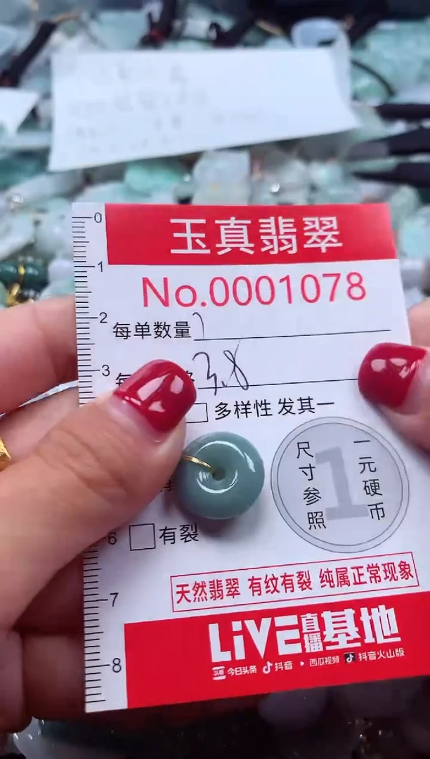 颈饰未镶嵌翡翠1078