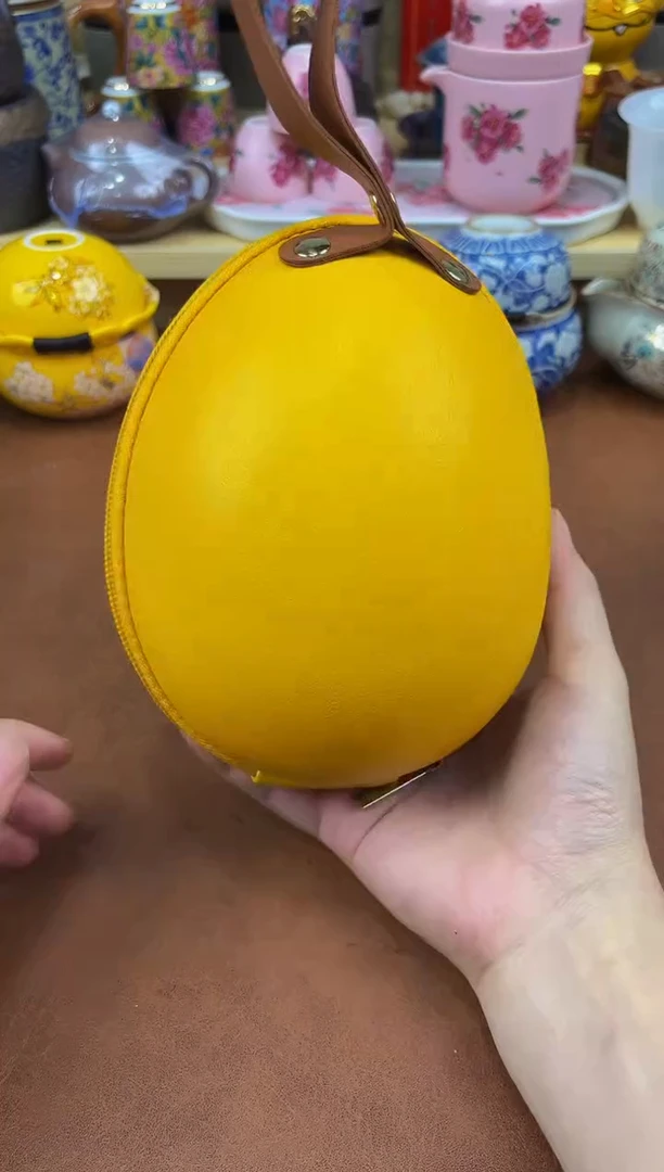 陶瓷茶具摆件旅行套组