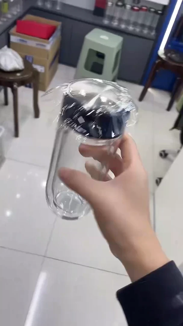 小熊双层7163-280ml蓝