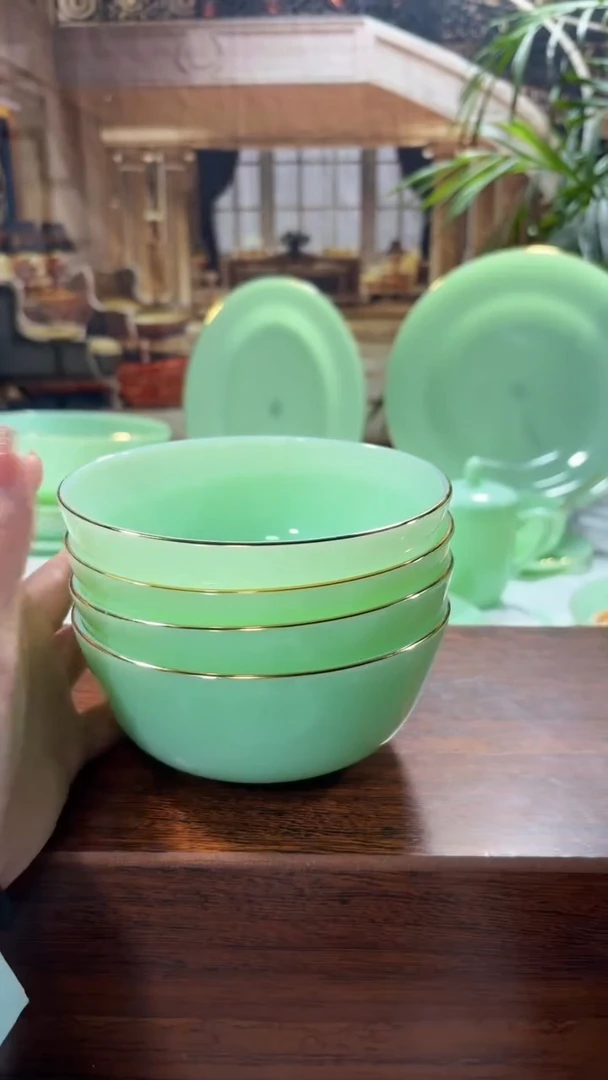 【闪购商品】....5.5英寸玉瓷碗4个口径13.8厘米