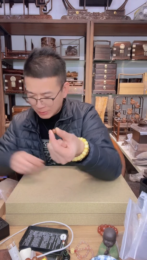 【闪购商品】乌木类书架457南川料1.0圆珠单颗