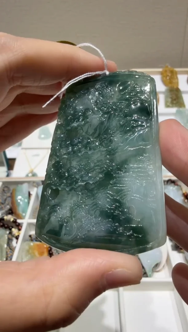 未镶嵌挂件翡翠A货翡翠多样性孤品
