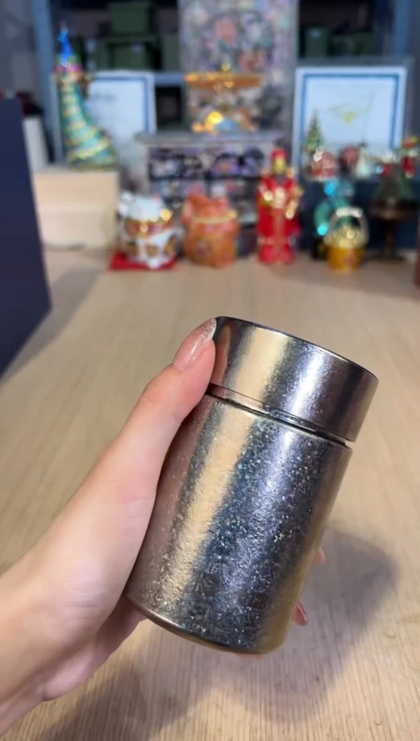 【闪购商品】杯38纯钛茶叶罐（银）