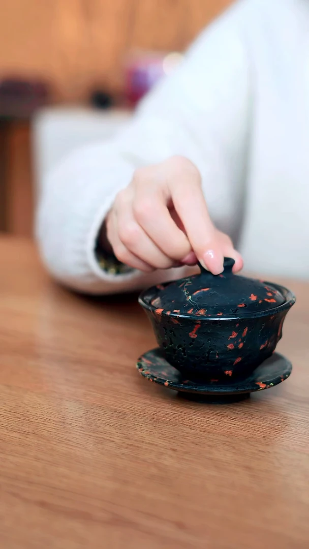 寻武记安山玉随行盖碗