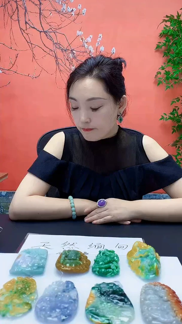 未镶嵌定制翡翠7**_5160ty-毛货挂件