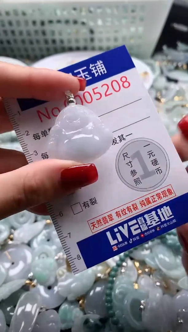翡翠未镶嵌吊坠(不含链)5208