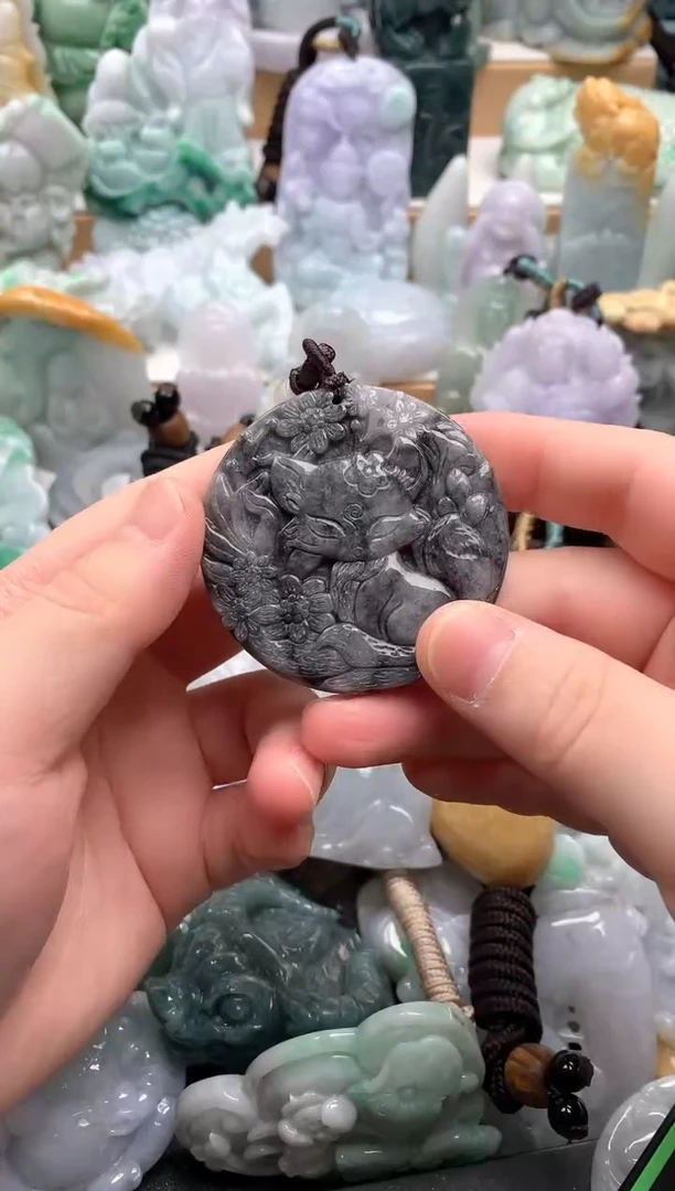 吊坠(不含链)未镶嵌翡翠2