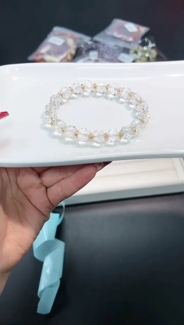 【闪购商品】水晶手串未镶嵌41s多样性发其一/1条默认微瑕