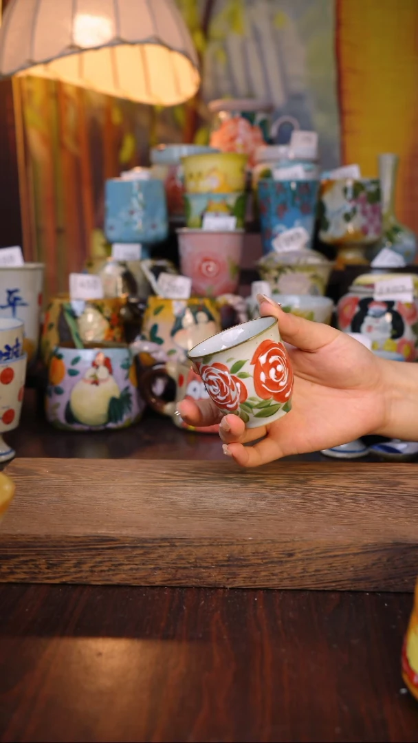 摆件泥垚手作 景德镇手工手绘器物