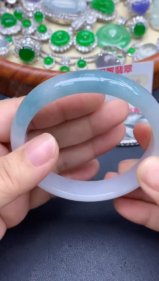 未镶嵌手镯翡翠480-中国好珍宝