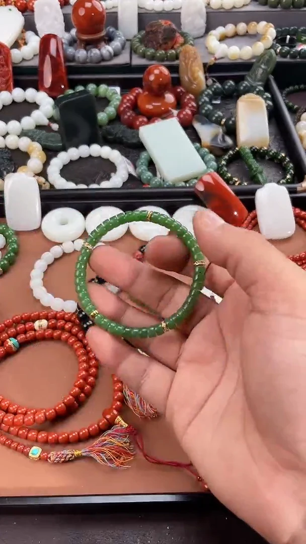 手串未镶嵌和田玉 多样性发一件THTY6348