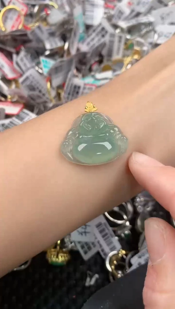 18K金镶嵌戒指翡翠4444----3
