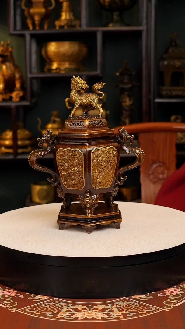 ABS颂*麒麟香炉88888888888