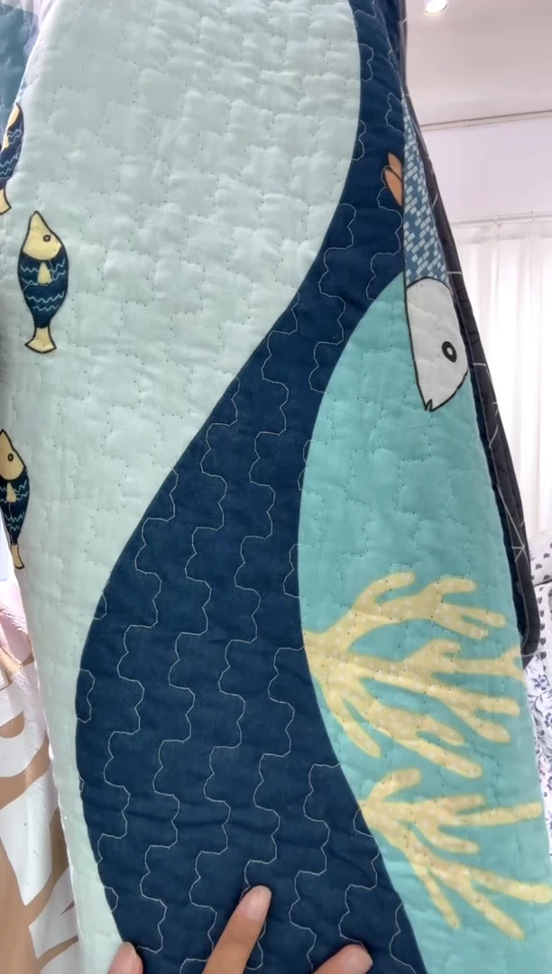 棉200*230纯棉床盖46号微瑕