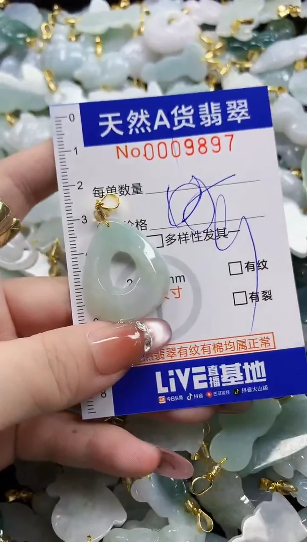 颈饰未镶嵌翡翠天然A货翡翠