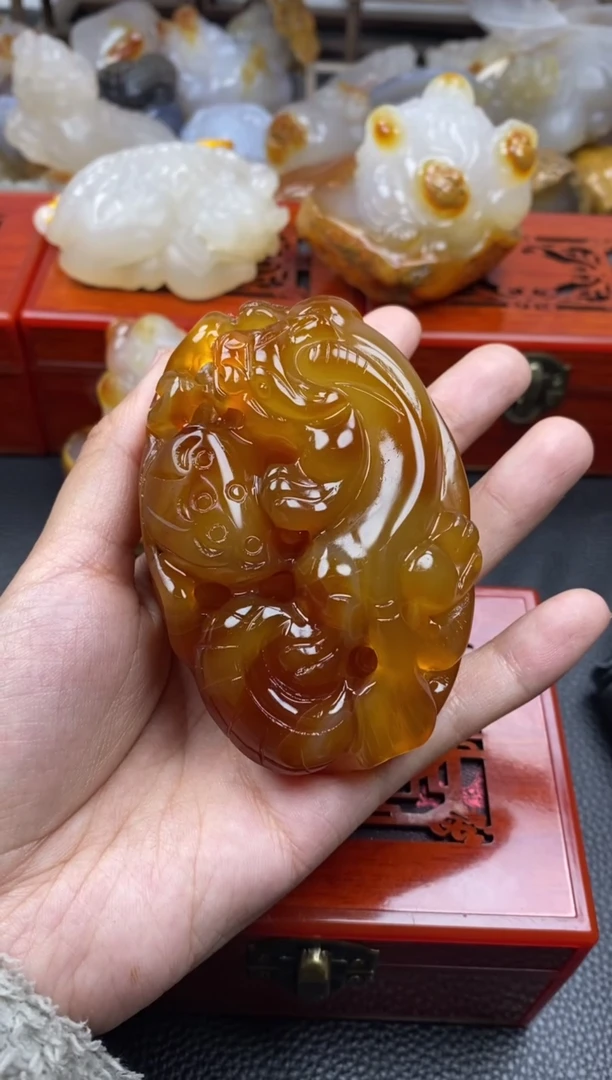 【闪购商品】玛瑙/玉髓手把未镶嵌00