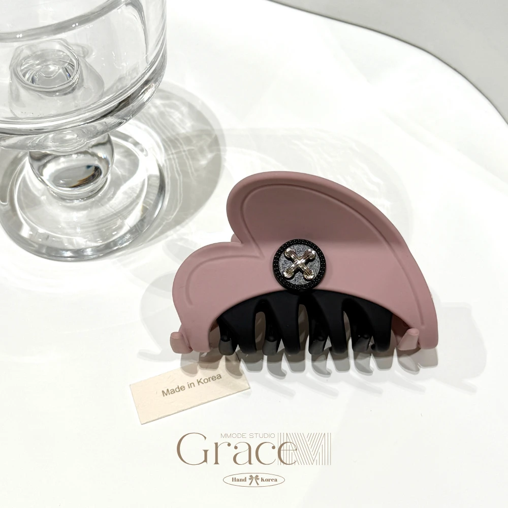 「ins系列-哑光丝绒」韩国25四季百搭大抓夹鲨鱼夹后盘发夹