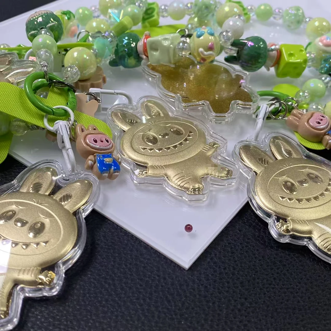 含金工艺品「戴琴珠宝」YZ4857-绿色布拉拉手机挂（多样性发其一）