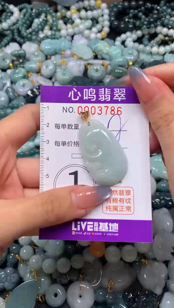 颈饰未镶嵌翡翠闪购003786