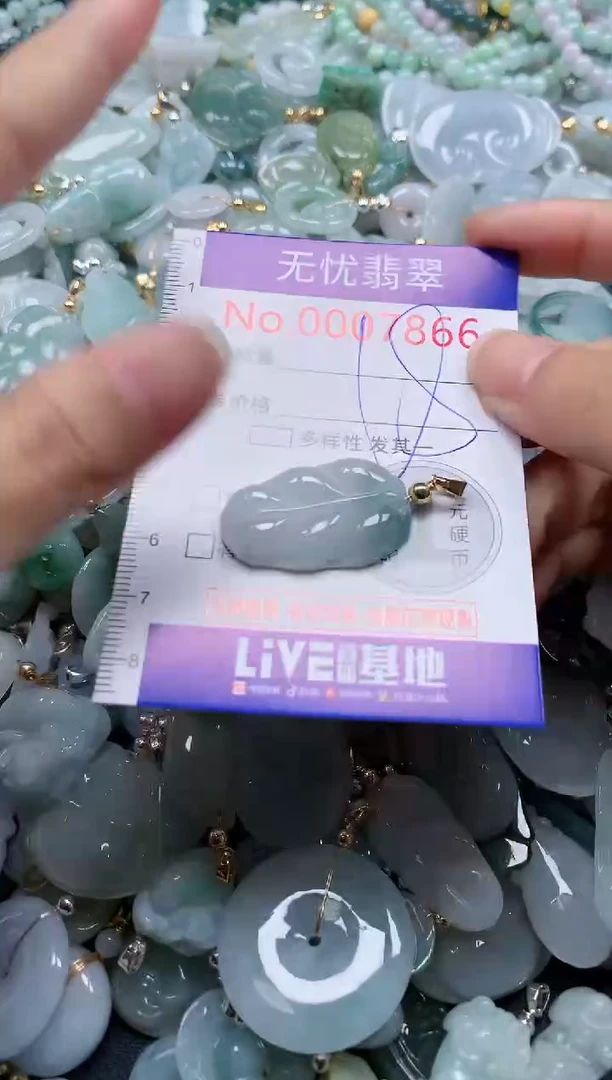 翡翠未镶嵌吊坠(不含链)7866