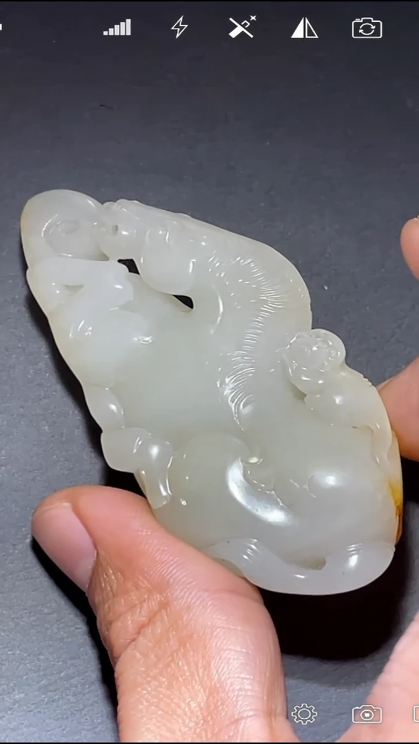 未镶嵌和田玉把件PP 马上封侯