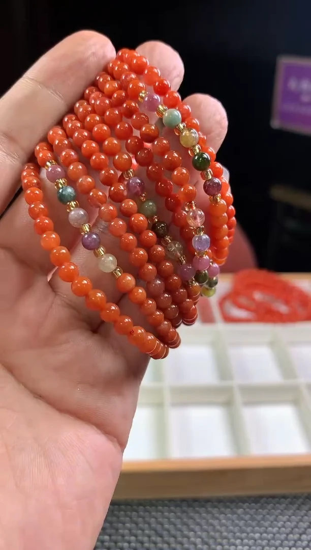 手串未镶嵌南红玛瑙--24918-多样性发其一