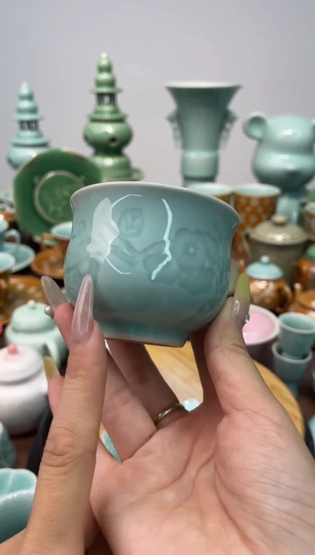 特价福利 微瑕 慧仙青瓷