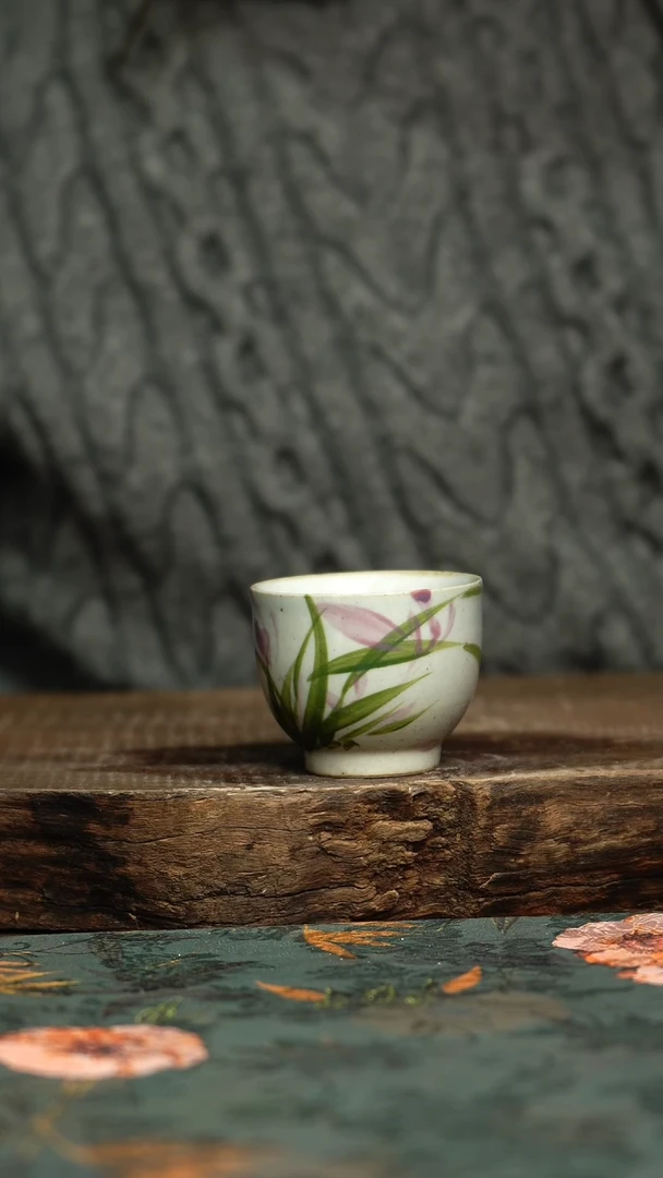 【闪购商品】杯釉下彩手工手绘同款陶器