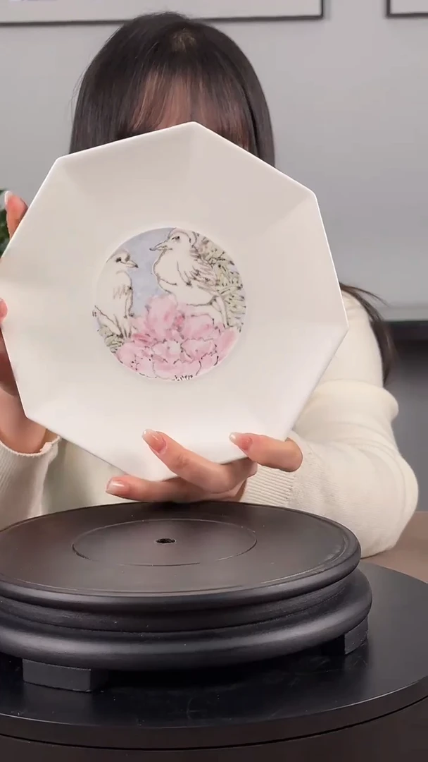 盘陶瓷王志远花鸟瓷盘