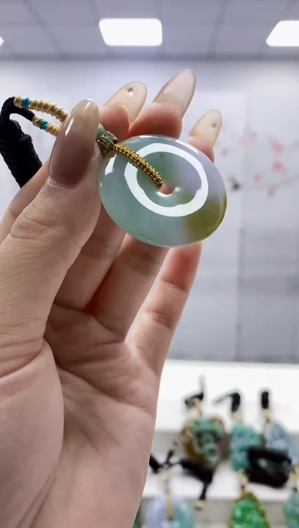 未镶嵌定制翡翠4898lr-毛货挂件63