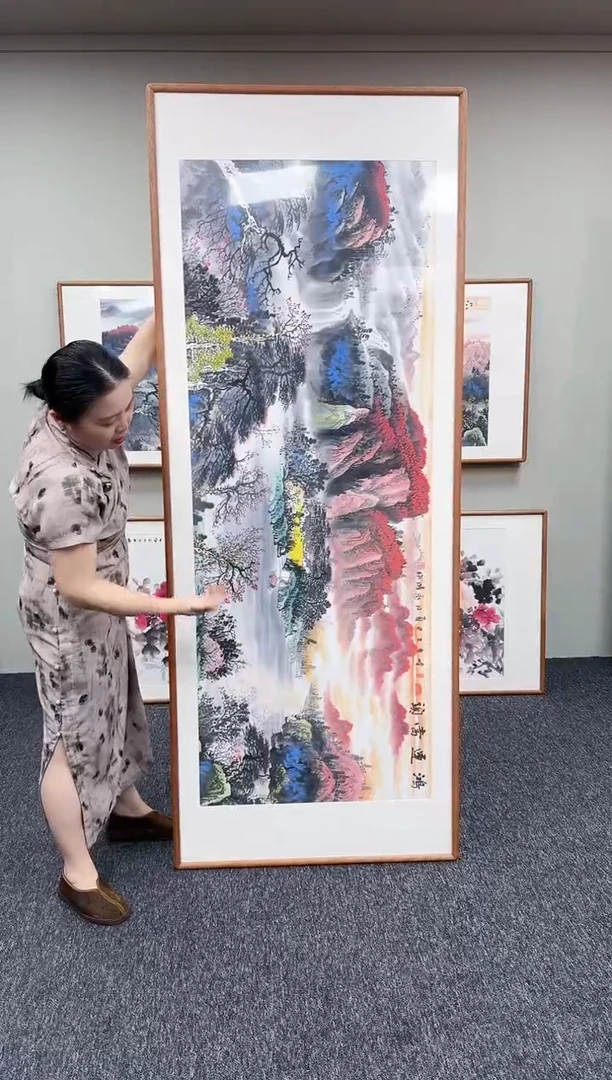 国画鸿运当头210*80卢永胜老师
