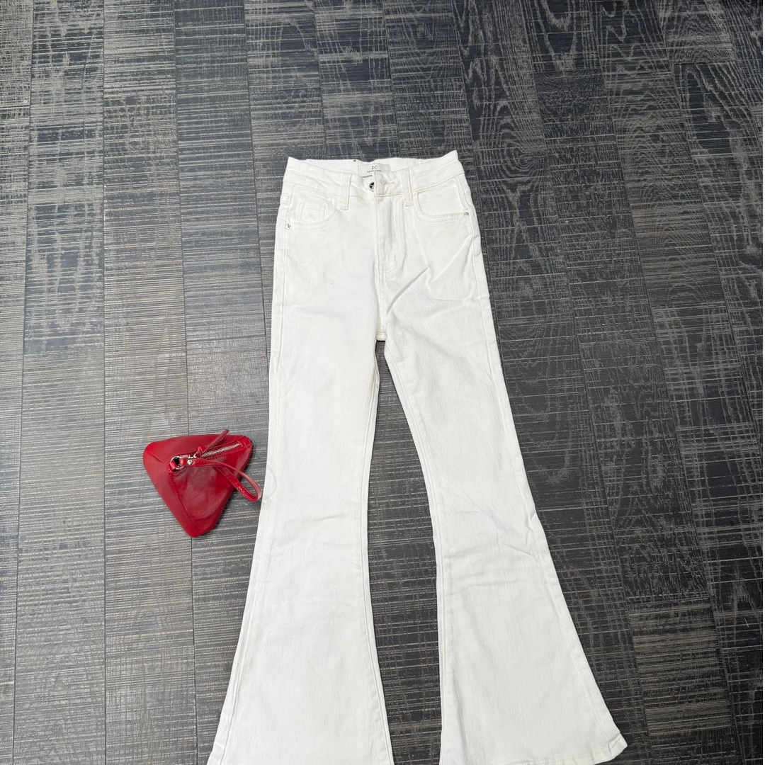 大气元（裤子）显瘦九分喇叭裤