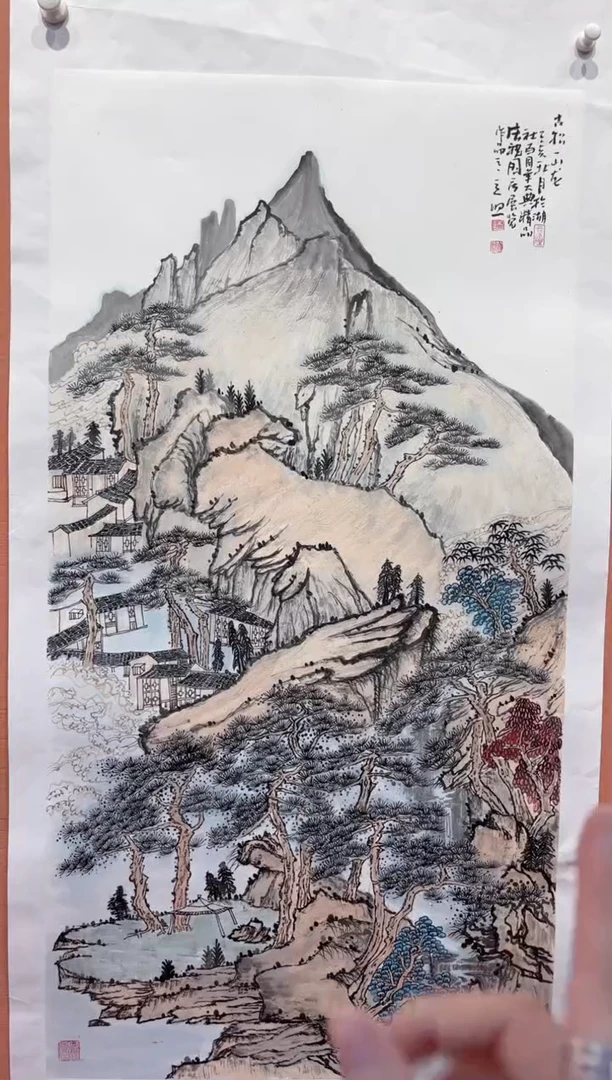 国画师立照老师国画作品