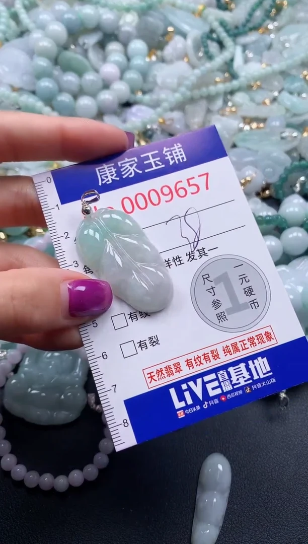 颈饰未镶嵌翡翠9657