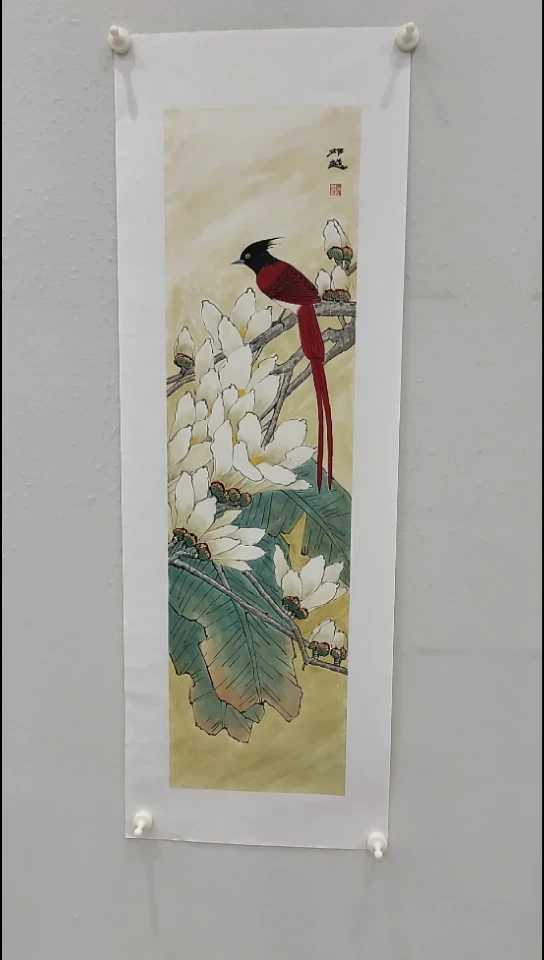 书法邓越 工笔玉兰 2.3平尺