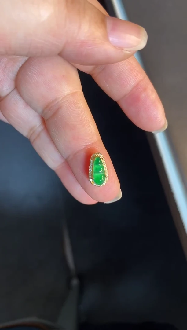 吊坠(不含链)银S925镶嵌翡翠1