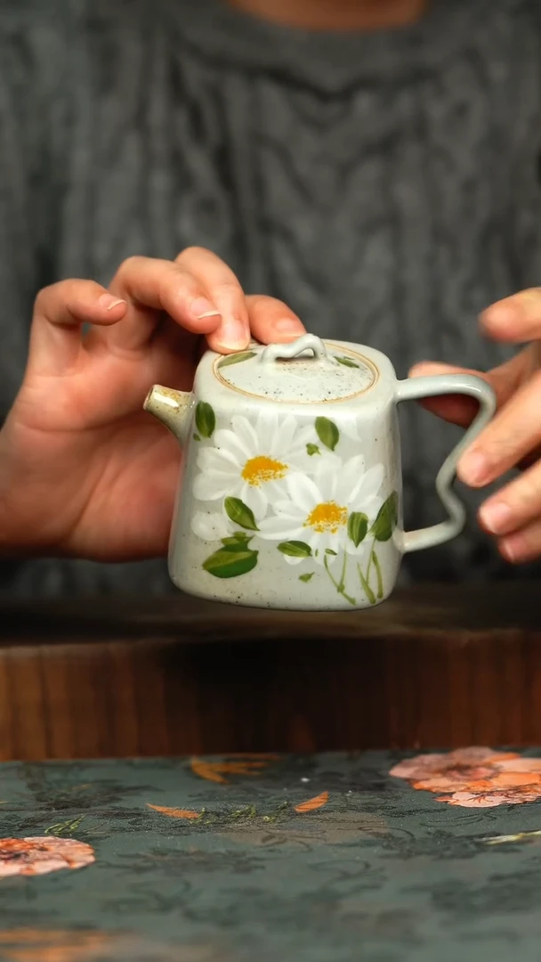 杯釉下彩手工手绘同款陶器
